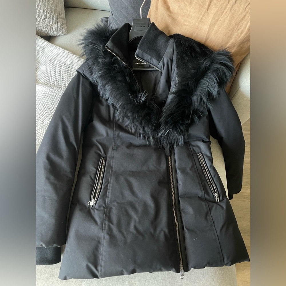 Mackage ADALI down coat black size M